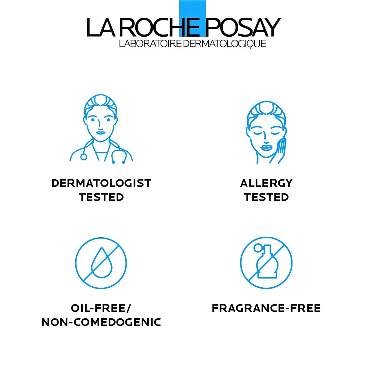 La Roche-Posay Micellar Cleansing Water for Sensitive Skin, Micellar Water Makeup Remover, Cleanses and Hydrates Skin, Gentle Face Toner, Oil Free