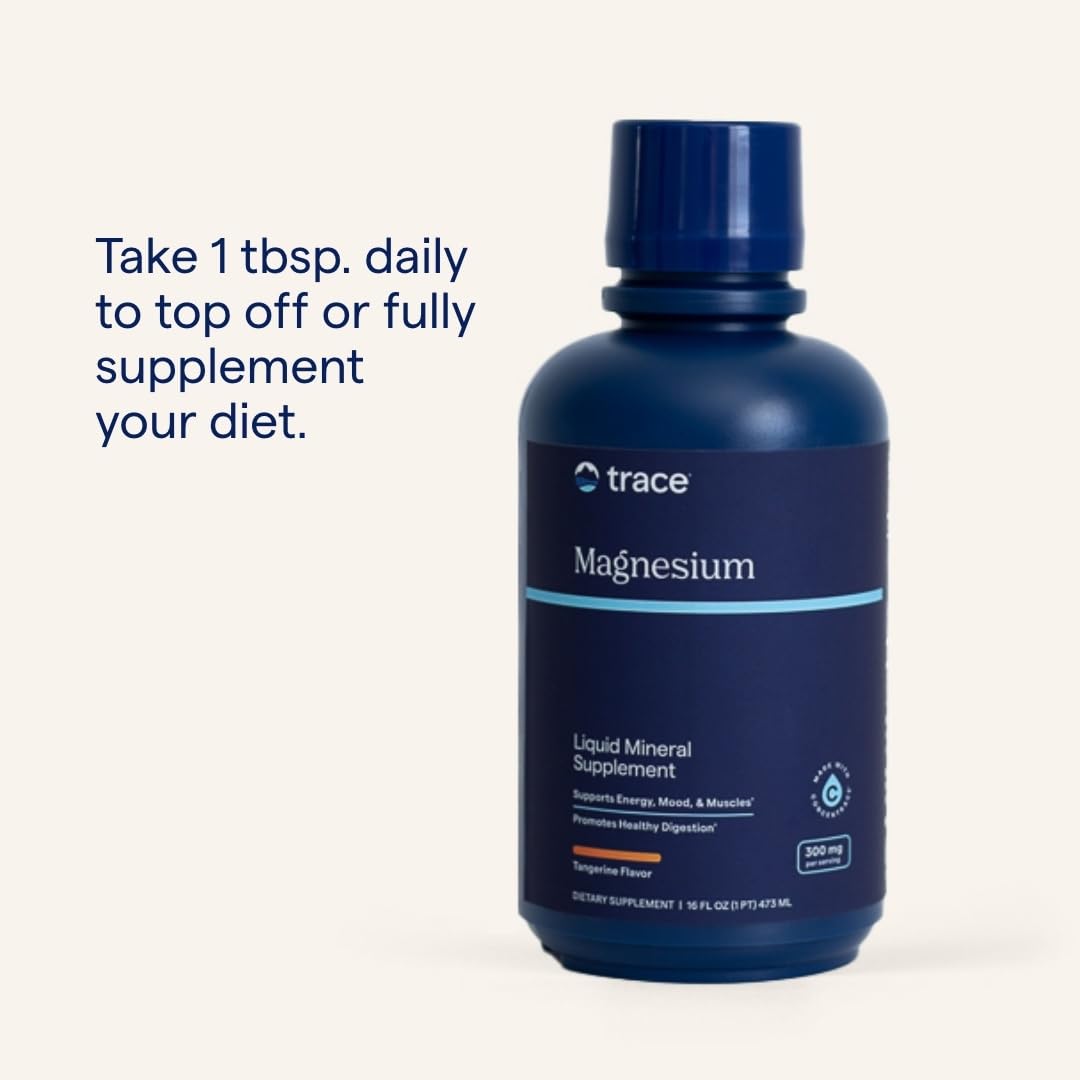 Trace Minerals Research LQM01 - Liquid Magnesium 300 Mg, 1.35 lbs