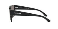 Thumbnail for Burberry BE 4291 3001/G Black Plastic Rectangle Sunglasses Gold Mirror Lens