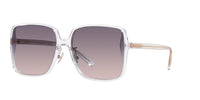 Thumbnail for Coach HC8368D Sunglasses, Transparent Clear/Violet Pink Gradient, 61 mm