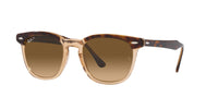 Thumbnail for Ray-Ban Unisex RB2298 Hawkeye Square Sunglasses, Havana On Transparent Brown/Brown Gradient Polarized, 50 mm