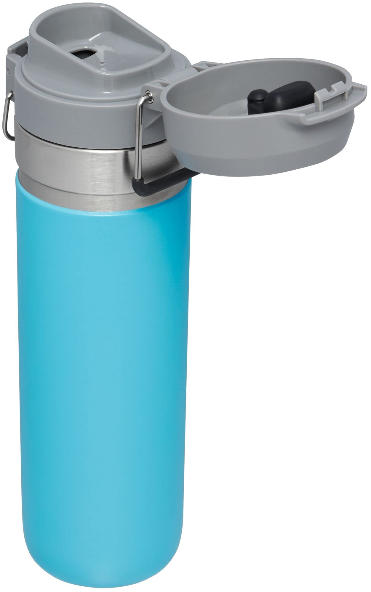 Stanley Quick Flip GO Water Bottle 24 oz | Push Button Lid | Leakproof and Packable for Travel and Sports | Insulated Stainless Steel | BPA-Free | Pool