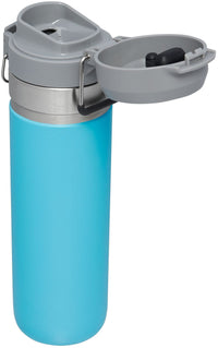 Thumbnail for Stanley Quick Flip GO Water Bottle 24 oz | Push Button Lid | Leakproof and Packable for Travel and Sports | Insulated Stainless Steel | BPA-Free | Pool