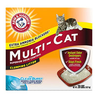 Thumbnail for Arm & Hammer MultiCat Clumping Litter, Scented 20lb Box
