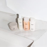 Thumbnail for OUAI Thick Shampoo and Conditioner Set - Sulfate Free Shampoo and Conditioner for Thick Hair - Made with Keratin, Marshmallow Root, Shea Butter & Avocado Oil - Free of Parabens & Phthalates (10 Fl Oz)