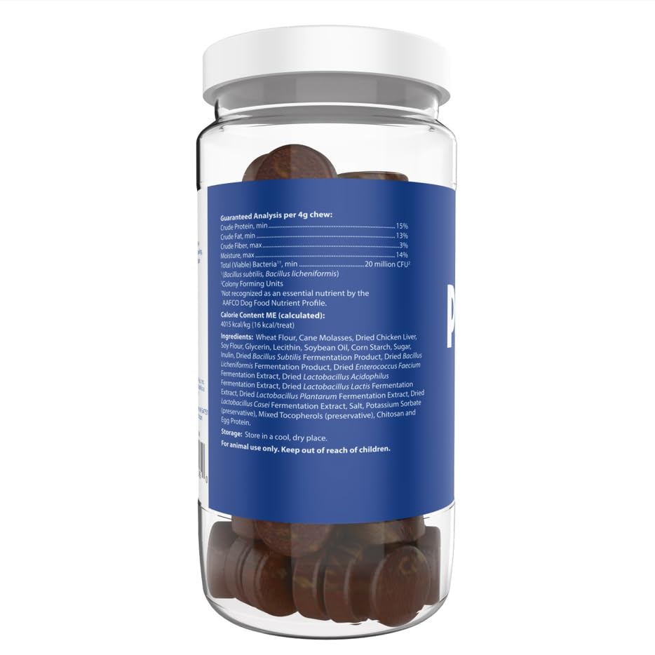 Probios for Dogs Soft Chews, Probiotics for Dogs, Daily Supplement for Gut Health, Digestion & Immune Support, Medium & Large Breeds, 8.46oz