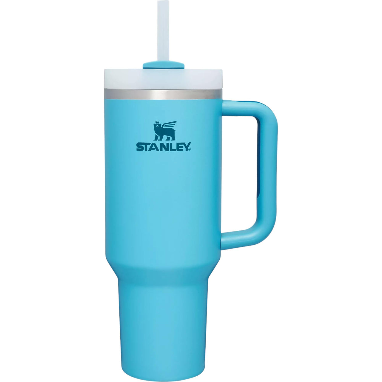 STANLEY Quencher H2.0 FlowState Stainless Steel Vacuum Insulated Tumbler with Lid and Straw for Water, Iced Tea or Coffee (Pool, 40 oz)