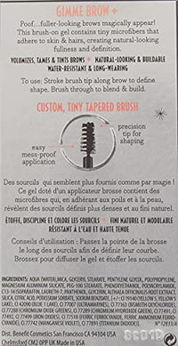 Thumbnail for Benefit Benefit Gimme Brow+ Volumizing Fiber Gel Gimme Brow+ #1 Light, 0.1 fluid_ounces