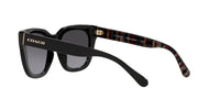 Thumbnail for Coach HC8318 Sunglasses, Black/Grey Gradient, 52 mm