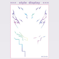 Thumbnail for Abading Temporary Tattoos,Cosplay Tattoos Stickers,Cosplay Accessories for Cosplay, Halloween and Party Makeup