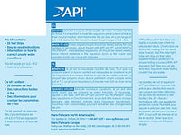 Thumbnail for API TEST STRIPS,For Variety of Water Parameters,Monitor aquarium water quality and help prevent invisible water problems that can be harmful to fish,Use weekly and when problems appear,25-Count (33F)
