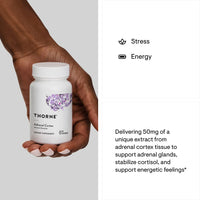 Thumbnail for THORNE - Adaptogen & Adrenal Support Bundle - Natural Solutions for Coping with Stress - Rhodiola and Adrenal Cortex - 60 Servings