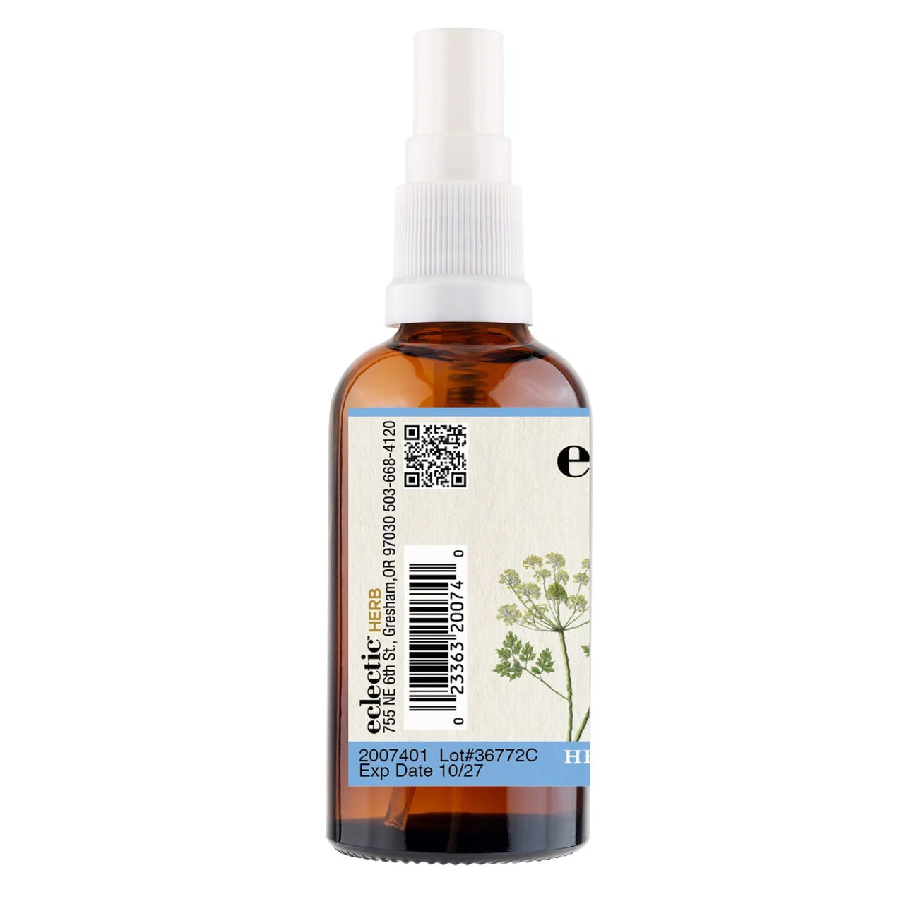 Eclectic Herb - Lung & Respiratory Support Herbal Throat Spray | Immune Support | Chest, Cough & Respiratory | Lomatium OSHA | Natural, Vegan, Non-GMO, Gluten Free (1 fl oz | 30 ml)