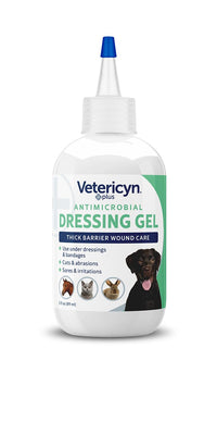 Thumbnail for Vetericyn Plus Wound Dressing Gel for Animals| Thick Barrier Wound Care for Cats, Dogs, Horses, and Small Animals, Works on Wounds and Skin Irritations. 3 Ounces