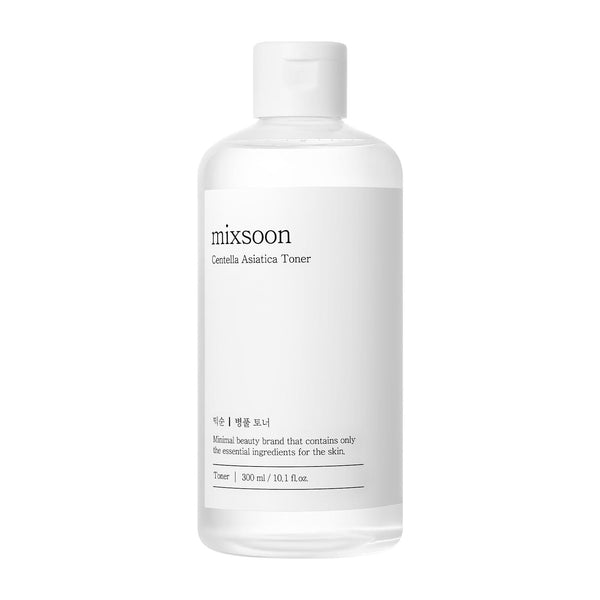 mixsoon Centella Asiatica Toner-Soothing and Hydrating Facial Toner, CICA Extract, Gentle Formula for Sensitive, Balanced Skin 300ml / 10.14 fl.oz. Korean Glass Skin Care