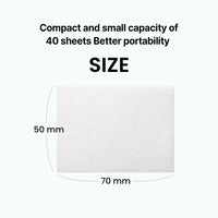 Thumbnail for ILSO 1/3 Saving Cotton Pad, Thin Layer Perfect for DIY Toner pad and mask, 40 Sheets, Korean Skincare (50 x 70mm)