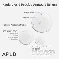 Thumbnail for APLB Azelaic Acid Peptide Ampoule Serum | AZELA PEPT CEN™ 31.7% 1.35 FL.OZ/Korean Skincare, Acne care, Improve skin elasticity, Sensitive skin, Revitalize for gentle and improve skin texture