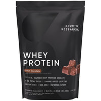 Thumbnail for Sports Research® Organic Collagen Peptides (Unflavored - 30 Servings), Hydrate Electrolytes Powder Packets (Variety Pack - 16 Servings) and Whey Protein Isolate (Dutch Chocolate - 25 Servings)