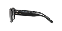 Thumbnail for Coach Sunglasses HC 8232 551011 L1010 Black Dark Grey Gradient