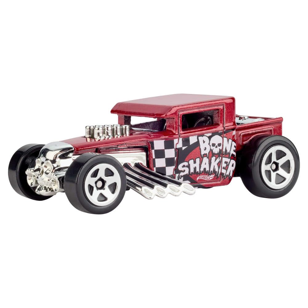 Hot Wheels Toy Cars, 5-Pack of 1:64 Scale Toy Cars with Collectible Deco & Packaging, Core Mattel 80th Anniversary Set of 5 Vehicles