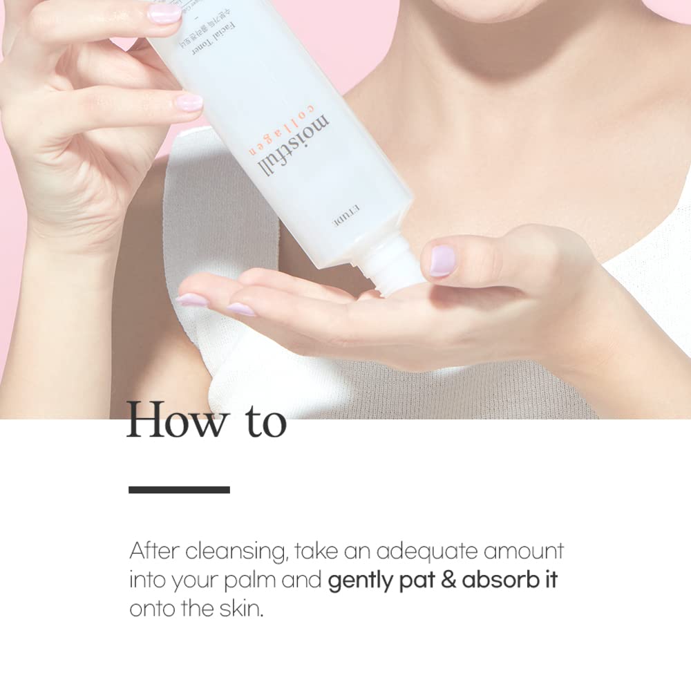 Etude Moistfull Collagen Toner, Toner for Face, Super Collagen Water, Lupinus Albus Protein, Instant Moisture Recharge, Oil-Moisture Balance, Korean Skin Care, Beauty (6.76 Fl Oz)
