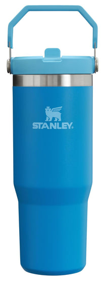 Thumbnail for Stanley IceFlow Stainless Steel Tumbler - Vacuum Insulated Water Bottle for Home, Office or Car Reusable Cup with Straw Leak Resistant Flip Cold for 12 Hours or Iced for 2 Days, Azure, 30 OZ / 0.89 L