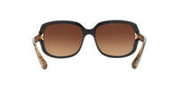 Thumbnail for COACH HC8169-535313 Sunglasses BLACK w/BROWN GRADIENT 57mm