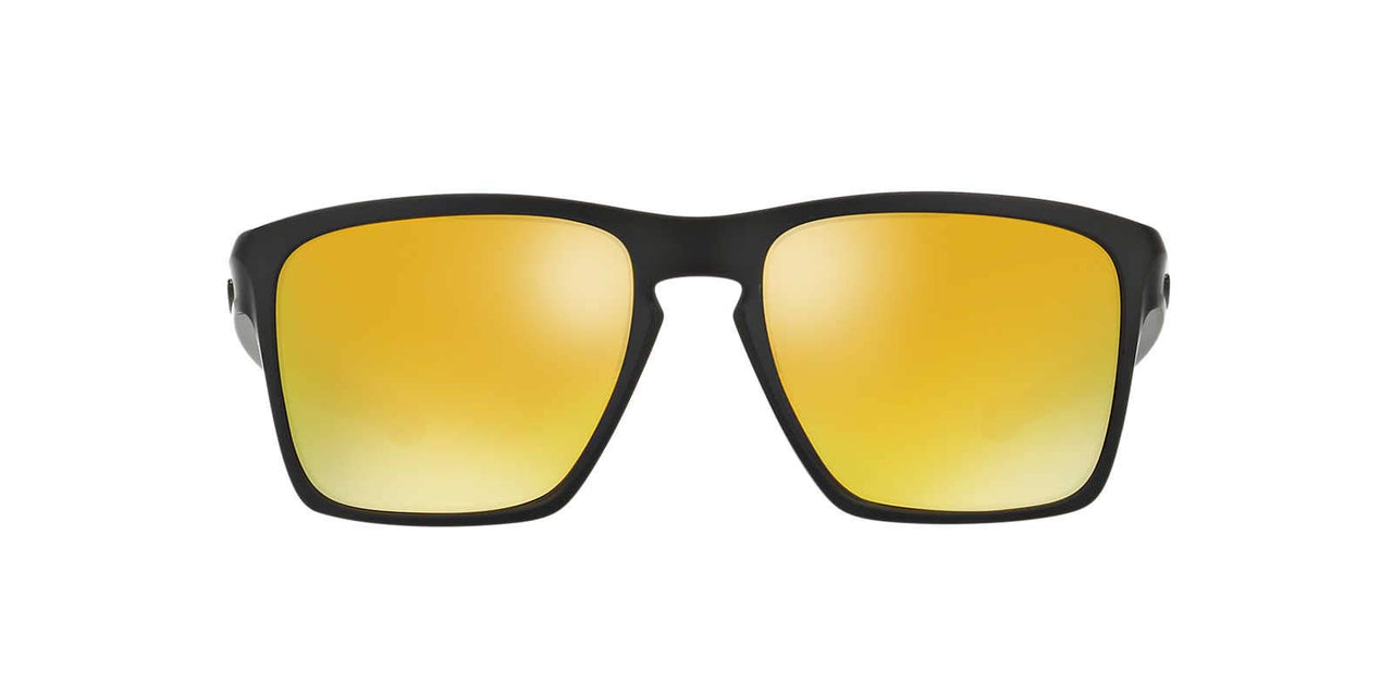 Oakley Men's Sliver Xl 0OO9341 Non-polarized Iridium Rectangular Sunglasses, MATTE BLACK, 57.03 mm
