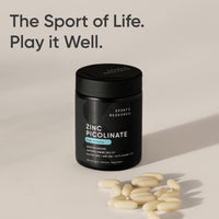 Thumbnail for Sports Research High Potency Zinc Picolinate 50mg with Organic Coconut Oil | Highly Absorbable Zinc Supplement for Healthy Immune & Enzyme Function - Non-GMO Tested & Gluten-Free (120 Liquid Softgels)