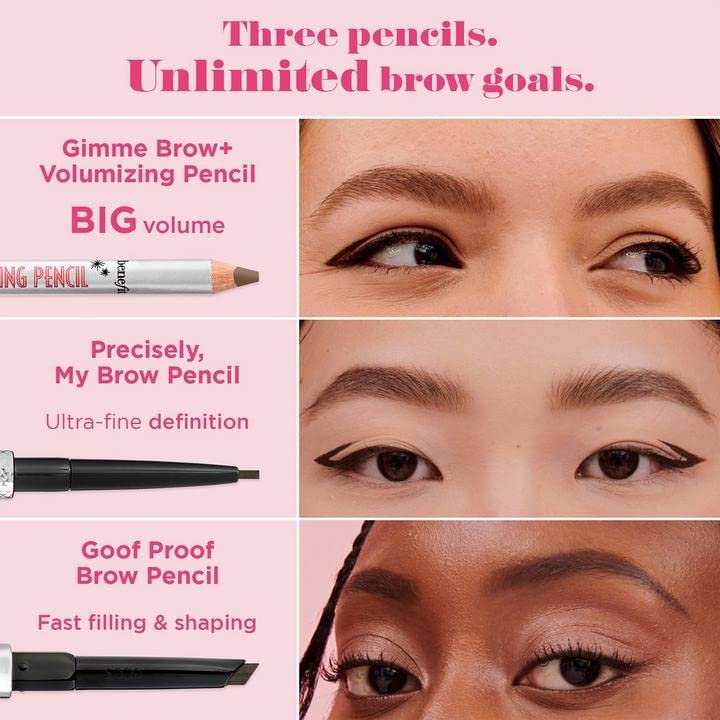 Benefit Gimme Brow+ Volumizing Pencil #4.5 Neutral Deep Brown 0.042 Ounce
