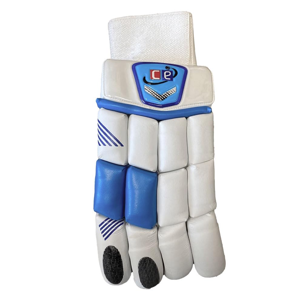 CE Blue Cricket Batting Gloves Mens Right Handed Multicolors (Blue Gloves / Right Handed)