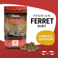 Thumbnail for Marshall Premium Ferret Diet 4 Pound Food Bag Pellet
