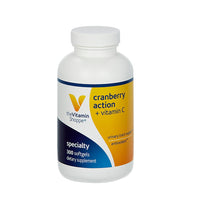 Thumbnail for The Vitamin Shoppe Cranberry Action + Vitamin C, Antioxidant That Supports Urinary Tract Health (300 Softgels)