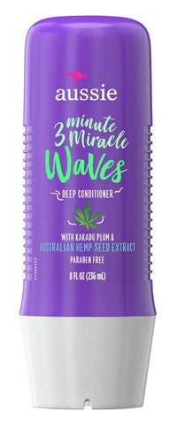Thumbnail for Aussie 3 Minute Miracle Waves Deep Conditioner 8 Ounce (236ml)