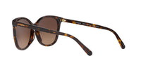 Thumbnail for Coach HC8271U Universal Fit Sunglasses, Dark Tortoise/Dark Brown Gradient Polarized, 57 mm