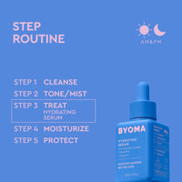 Thumbnail for BYOMA Hydrating Serum - Moisturizing Facial Serum with Squalane, Glycerin & Ceramides - Hydrating for Glowing, Dewy Skin - 1.01 fl. oz