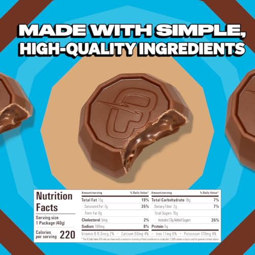 Feastables Mrbeast Hazelnut Cups, Milk Chocolate & Creamy Hazelnut Filling, Cups for Adults & Kids, Chocolate Candy for Snacks, Gifts, or Dessert, Made With Fairtrade Cocoa, 2 Pack, 24 Count