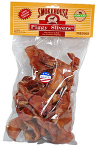 Thumbnail for Smokehouse Piggy Slivers Dog Treats, 24 Treats