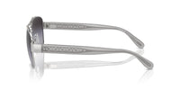 Thumbnail for COACH Sunglasses HC 7161 90018G Shiny Silver/Grey Gradient Polyamide Standard