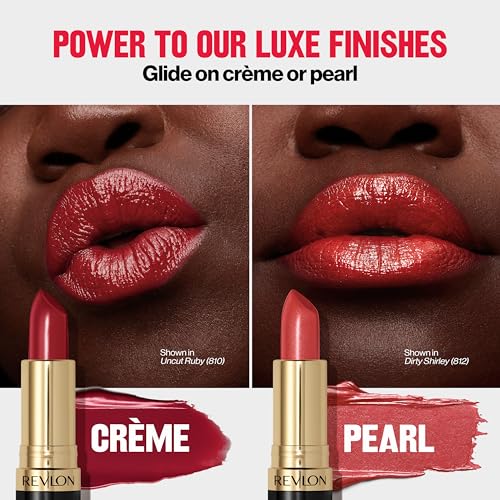 Revlon Super Lustrous Lipstick, Creamy Formula For Soft, Fuller-Looking Lips, Moisturized Feel, 804 Rumberry, 0.15 oz