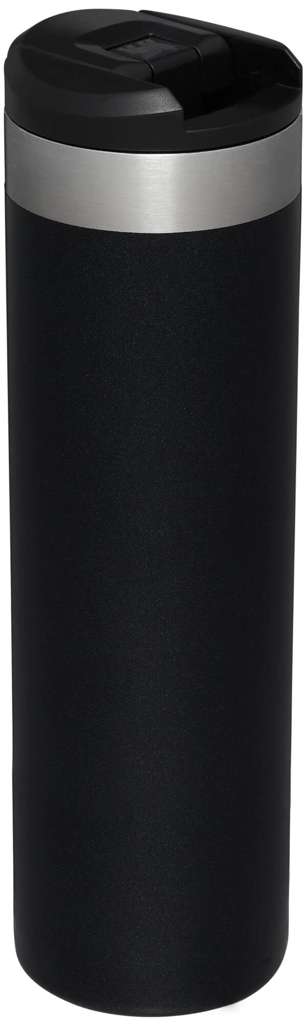 Stanley AeroLight Transit Bottle 20 oz | Locking Drink Through Lid | Leak Resistant Water Bottle or Coffee Travel Mug | Lightweight Insulated Stainless Steel | BPA-Free | Black Glimmer