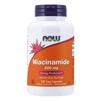 Thumbnail for NOW Niacinamide 500mg,100 Capsules