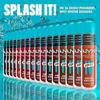 Thumbnail for NYX PROFESSIONAL MAKEUP Lip IV Hydrating Glossy Lip Stain, Long-Lasting, Tinted, Vegan Formula with 12 HR Hydration - Splash N Spice (Brown)