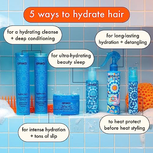 amika Hydro Rush Intense Moisture Mask with Hyaluronic Acid, 500ml
