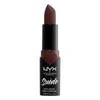 Thumbnail for NYX PROFESSIONAL MAKEUP Suede Matte Lipstick, Vegan Formula - Cold Brew (True Brown)