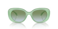 Thumbnail for COACH Sunglasses HC 8391 U 5807I7 Cr609 Milky Mint Green Blue Gr