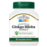Thumbnail for 21st Century Ginkgo Biloba Extract Veg Capsules, 60 Count