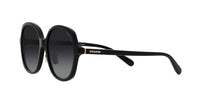 Thumbnail for COACH HC8360F Low Bridge Fit Sunglasses, Black/Grey Gradient Polarized, 58 mm