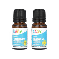 Thumbnail for California Gold Nutrition Baby Vitamin D3 - Liquid D3 Supplement for Babies, Vegetarian Friendly - Developmental Support - Alcohol & Gluten Free, Non-GMO - 10 mcg (400 IU) - 0.34 fl oz (10 ml), 2