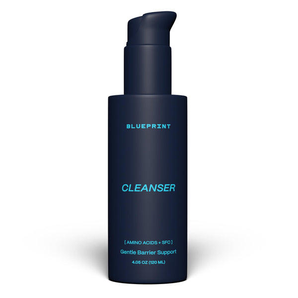 Blueprint Bryan Johnson Gentle Facial Cleanser with SFC & Hyaluronic Acid – Age-Defying Gel Cleanser for Firm, Balanced & Hydrated Skin – Vegan • Fragrance-Free